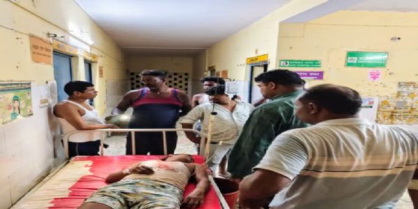 चारपाई पर सो रहे ग्रामीण काे मच्छरदानी समेत घसीट ले गया तेंदुआ