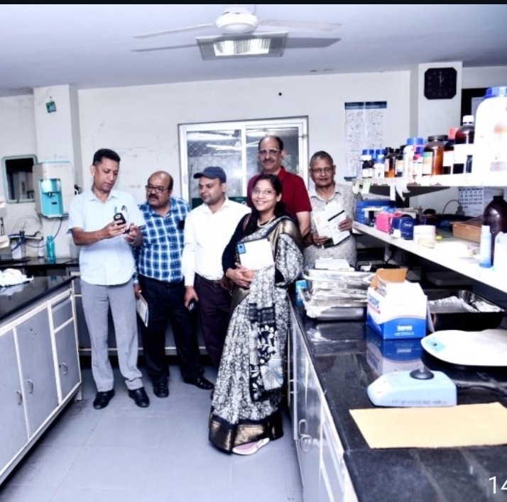 हैदराबाद स्थित भारतीय आयुर्विज्ञान अनुसंधान परिषद-राष्ट्रीय पोषण संस्थान (आईसीएमआर-एनआईएन) लैब का प्रतिनिधि मंडल अध्ययन करते। हैदराबाद स्थित भारतीय आयुर्विज्ञान अनुसंधान परिषद-राष्ट्रीय पोषण संस्थान (आईसीएमआर-एनआईएन) लैब का प्रतिनिधि मंडल अध्ययन करते।