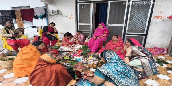 अनूपपुर: भगवान बलराम जंयती: पुत्र की दीर्घायु के लिए माताओं ने रखा हलषष्ठी व्रत, विधि विधान से की पूजा अर्चना