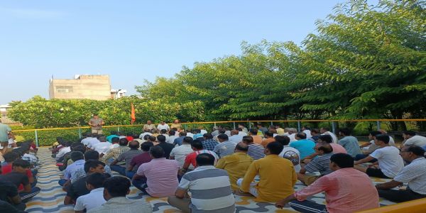 व्यक्ति निर्माण की कार्यशाला है राष्ट्रीय स्वयंसेवक संघ की शाखा : रमेश प्रांत प्रचारक
