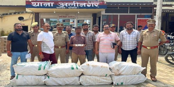 चंदौली : एक करोड़ 25 लाख रूपये के गांजे के साथ तस्कर गिरफ्तार