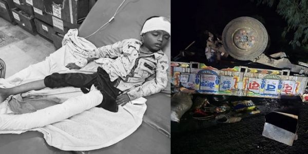 मंदसौर में मजदूरों से भरी ट्रैक्टर-ट्रॉली को मिनी ट्रक ने पीछे से मारी टक्कर, महिला-बच्ची की मौत, 17 घायल