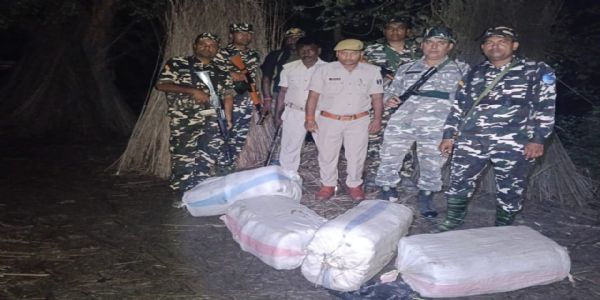 एसएसबी की कार्रवाई में 118 किलो गांजा बरामद