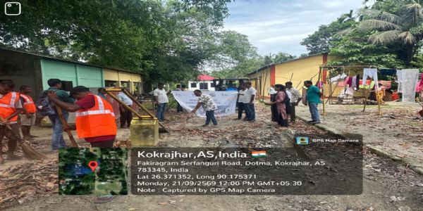 भारत संकल्प अभियान के तहत फकीराग्राम नगरपालिका ने चलाया विशेष स्वच्छता अभियान