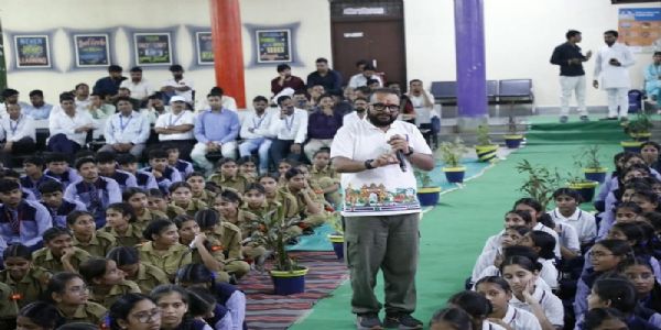 गुजरात के वड़नगर से निकली सेवा संकल्प यात्रा पहुंची इंदौर जिले के बेटमा, हुआ भव्य स्वागत