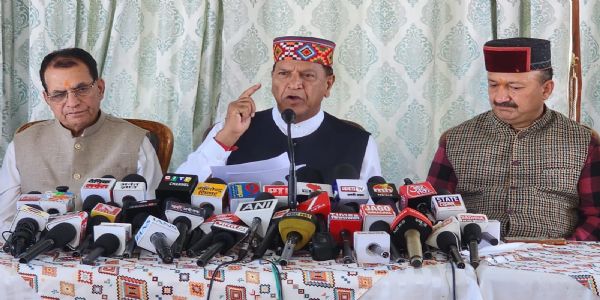किशाऊ बांध में हिमाचल के जल अधिकारों से हुआ समझौता, श्वेतपत्र जारी करे प्रदेश सरकार : बिंदल