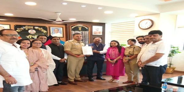 चेंबर ने एसएसपी से मिलकर तीन पहिया मालवाहक वाहनों को नो-एंट्री में प्रवेश की मांगी अनुमति