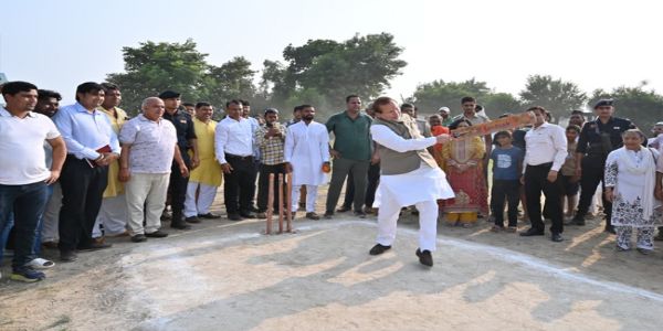 सोनीपत: गांवों के खेल मैदानों से निकलेंगे भविष्य के चैंपियन : डॉ. अरविंद शर्मा
