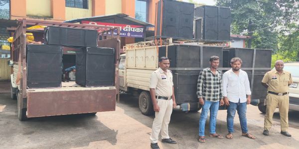 तेज आवाज में डीजे बजाने पर कोरबा पुलिस की सख्ती, तीन संचालकों पर कार्रवाई