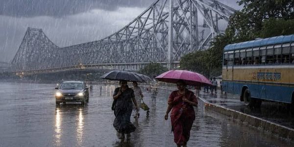 पश्चिम बंगाल में आज कई जगह बारिश, कल से बढ़ सकता है बारिश का असर