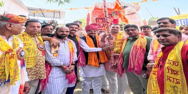जय श्री महाबली दरबार ट्रस्ट की 13वीं पदयात्रा रवाना