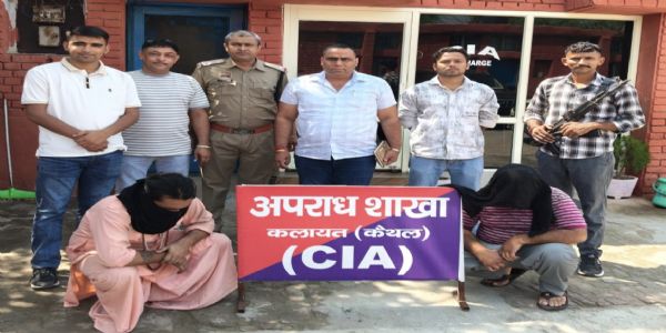 कैथल: मंदिर की प्राचीन छड़ियों से चांदी चोरी, महंत व सुनार गिरफ्तार