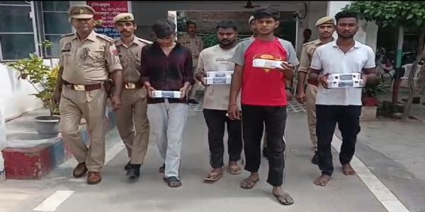 बकरा कारोबारी लूट में चार और गिरफ्तार, 1.29 लाख रुपये बरामद