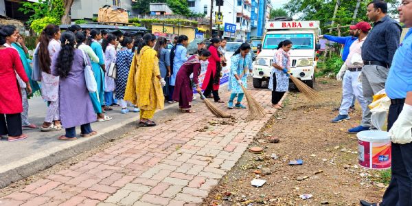 जन शिक्षण संस्थान ने चलाया स्वच्छता और जागरूकता अभियान