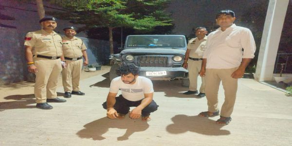 गुरुग्राम: कैब में टक्कर मारने वाला नशे में धुत थार चालक गिरफ्तार