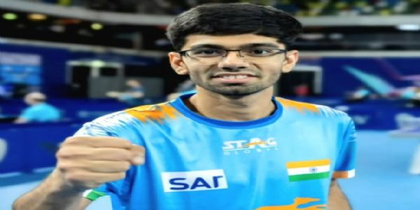 भारतीय टेबल टेनिस खिलाड़ी मानव ठक्कर भारतीय टेबल टेनिस खिलाड़ी मानव ठक्कर