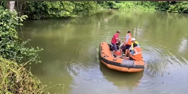 मेले से दुकान बंद कर तालाब में नहाने गया व्यक्ति लापता