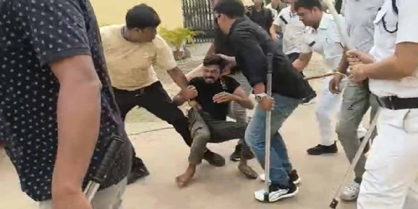भांगड़ कॉलेज में हंगामे के मामले में चार गिरफ्तार, परिसर के बाहर पुलिस पिकेट तैनात