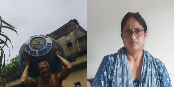 रिषड़ा के मैत्री पथ पर अब भी लगा 