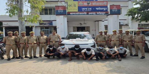 अंतरजनपदीय चोर गिरोह का पर्दाफाश, सात शातिर चोर गिरफ्तार