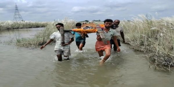 कोसी नदी में डूबने से महिला की मौत