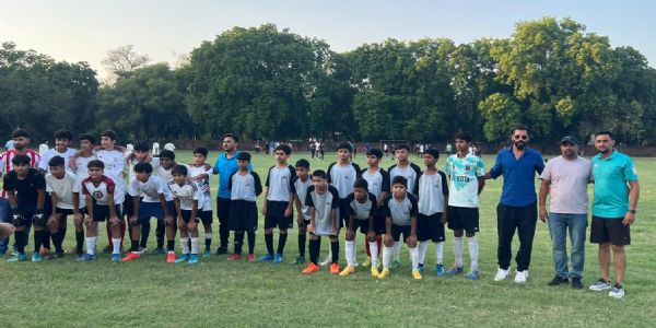 अंडर-14 फुटबॉल में नूंह ने रचा इतिहास, पहली बार राज्य स्तरीय प्रतियोगिता के सेमीफाइनल में पहुंची टीम