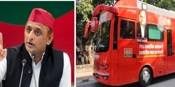 रायबरेली में अखिलेश के पीडीए रथ का 