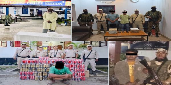 Image of the Militant Arrests and Drugs Seizure in Manipur. Image of the Militant Arrests and Drugs Seizure in Manipur.
