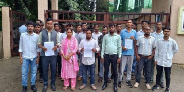 आराेपित को थाना प्रभारी बनाने पर एसएसपी से कार्रवाई की मांग