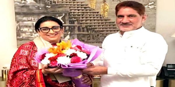 फतेहाबाद : स्मृति ईरानी को हरियाणा प्रदेश प्रभारी बनाए जाने पर सांसद सुभाष बराला ने दी बधाई