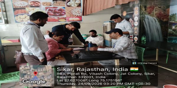 अस्पतालों की कैंटीन और आसपास खाद्य प्रतिष्ठानों पर चला ‘मिलावट पर वार’, 1500 किलो खाद्य सामग्री नष्ट