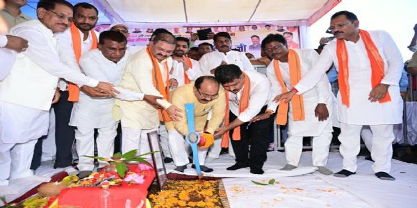 उप मुख्यमंत्री साव और विजय शर्मा ने रखी कवर्धा के नए स्वरूप की नींव, 54 करोड़ से बनेगी 4 लेन सड़क