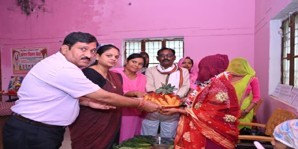 भाजपा ने आयोजित किया आंगन मिलन समारोह