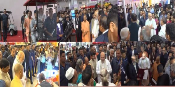 अमित शाह ने यूपी इंटरनेशनल ट्रेड शो का किया शुभारंभ