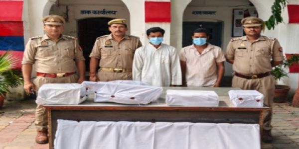 किसान के खेत से हुई चोरी का 24 घंटे में खुलासा, दो चाेर गिरफ्तार