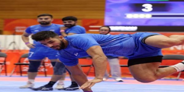 एशियाई खेल 2026: भारत ने थाईलैंड को 66-28 से रौंदकर पुरुष कबड्डी के फाइनल में बनाई जगह