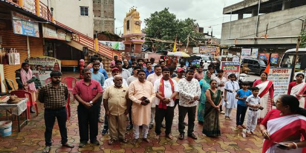 मनोकामना मंदिर में गूंजा संपूर्ण वंदे मातरम