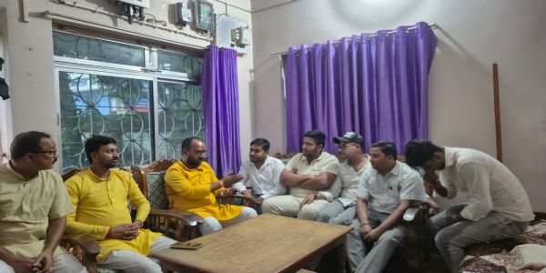 मंडल प्रवास के तहत भाजपा युवा मोर्चा की संगठनात्मक बैठक, संगठन की मजबूती और युवाओं की भागीदारी बढ़ाने पर हुई चर्चा