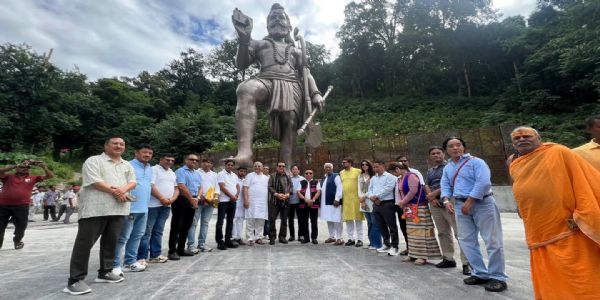 परशुराम कुंड में राजस्थान की कला का विराट स्वरूप, 54 फीट ऊंची पंचधातु प्रतिमा बनी आस्था का नया केंद्र