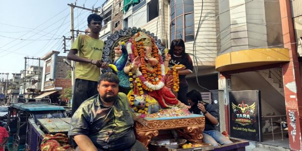 फतेहाबाद : ‘अगले बरस तू जल्दी आ’ के जयकारों के साथ गणपति बप्पा को दी विदाई