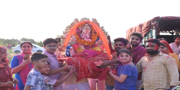 गणपति बप्पा मोरया... ‘अगले बरस तू जल्दी आ’ के नारों से गूंजा जयपुर