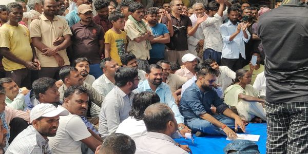 संघमित्रा परियोजना को लेकर ग्रामसभा में हंगामा