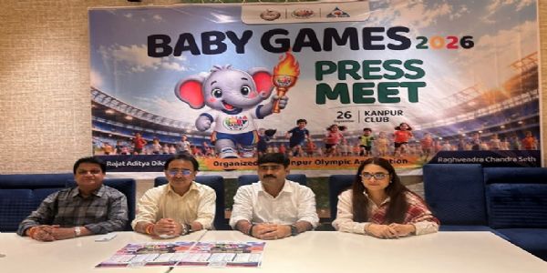 कानपुर में 5 अक्टूबर से होगा बेबी गेम्स 2026, 5 हजार से अधिक बच्चे लेंगे हिस्सा