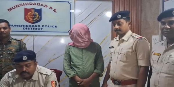 मुर्शिदाबाद में 7 एमएम पिस्तौल और कारतूस के साथ एक गिरफ्तार