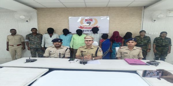 पलामू में 10 लाख की सुपारी देकर पति की हत्या, पत्नी, ससुर सहित सात गिरफ्तार