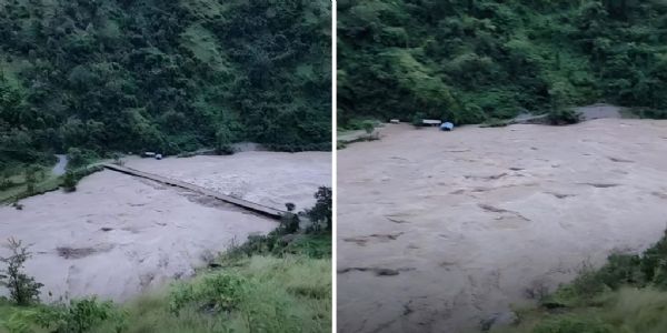 नेपाल : कालीगंडकी नदी में भीषण बाढ़, स्यांगजा-गुल्मी को जोड़ने वाला पुल बहा