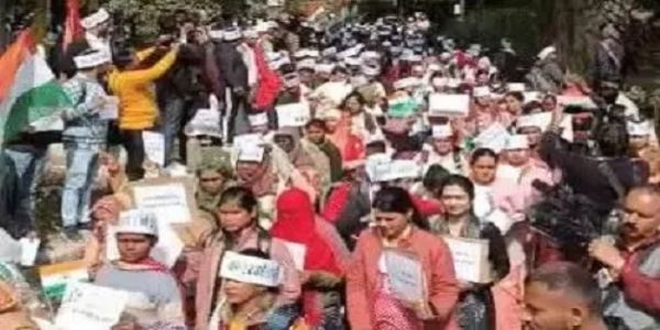 भोपाल में शिक्षकों का अनिश्चितकालीन धरना आज से, टीईटी की अनिवार्यता खत्म करने समेत कई मांग, 2 अक्टूबर को उपवास