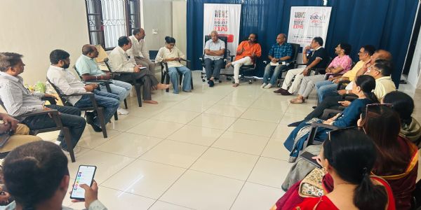 आकार लेने लगा स्वदेशी मेला, तैयार होने लगे डोम