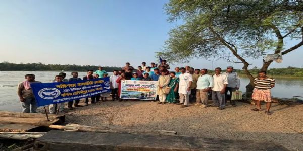 केलेघई नदी बचाने की मांग को लेकर नदी संरक्षण अभियान