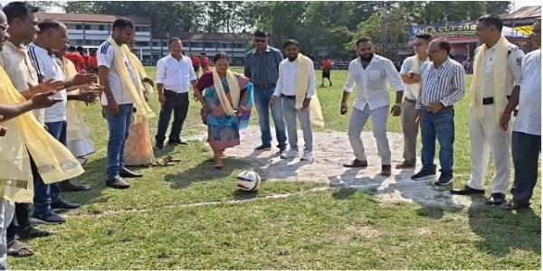 राजगंज में दिवा-रात्रि आयोजित एमएलए फुटबॉल कप 2026